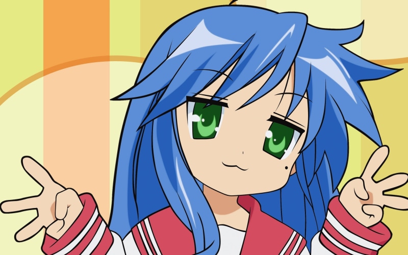 depression - sadness, front view, human representation, anime, representation, emotion, people, day, human body part, Izumi Konata, indoors, negative emotion