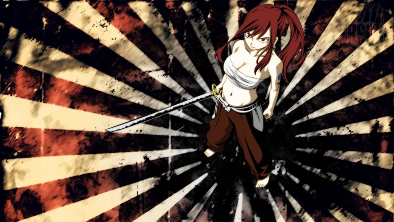 edged weapons, protection, FAE property, beautiful woman, Titania, digital, hairstyle, scarlet, directly above, Hiro, wild, Manga, lifestyles, 1080P, Scarelt