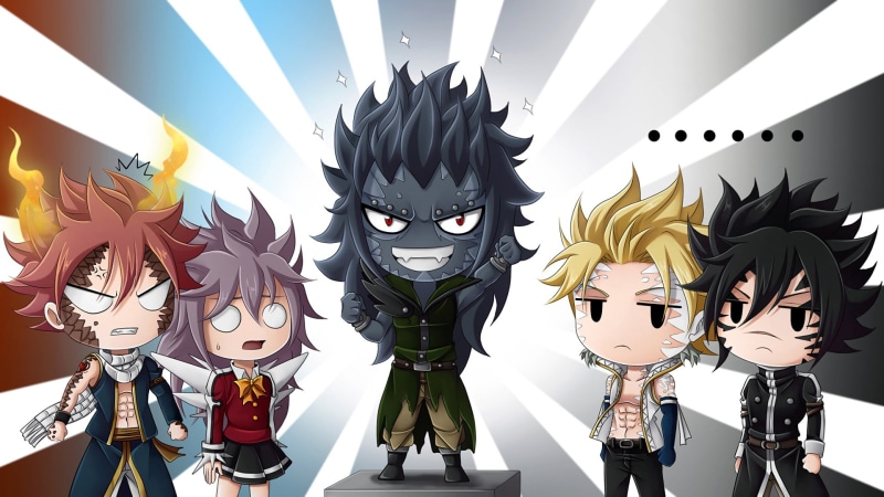 Anime, Sting Eucliffe, Fairy Tail, Rogue Cheney, 1080P, Gajeel Redfox, Natsu Dragneel, Wendy Marvell
