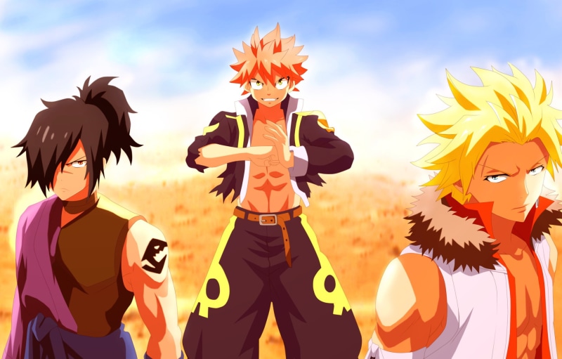 Rogue Cheney, Sting Eucliffe, Fairy Tail, Anime, Natsu Dragneel, 1080P