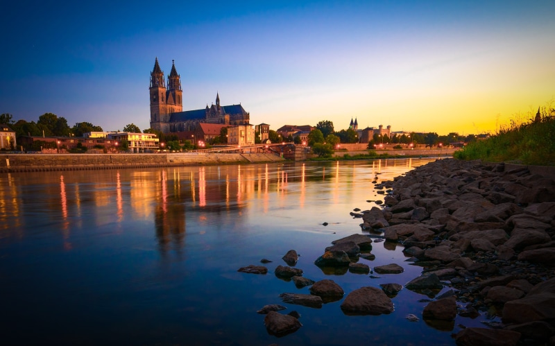 sunset, belief, city view, reflection, spirituality, outdoors, building, building exterior, church, travel, no people, historically, city, architecture