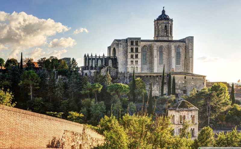 girona, Spain, Europe, cathedral, 4K, catalonia