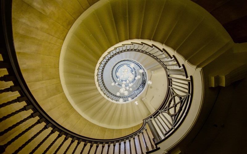 spiral, architecture, hd, staircase, stairs, 1080P