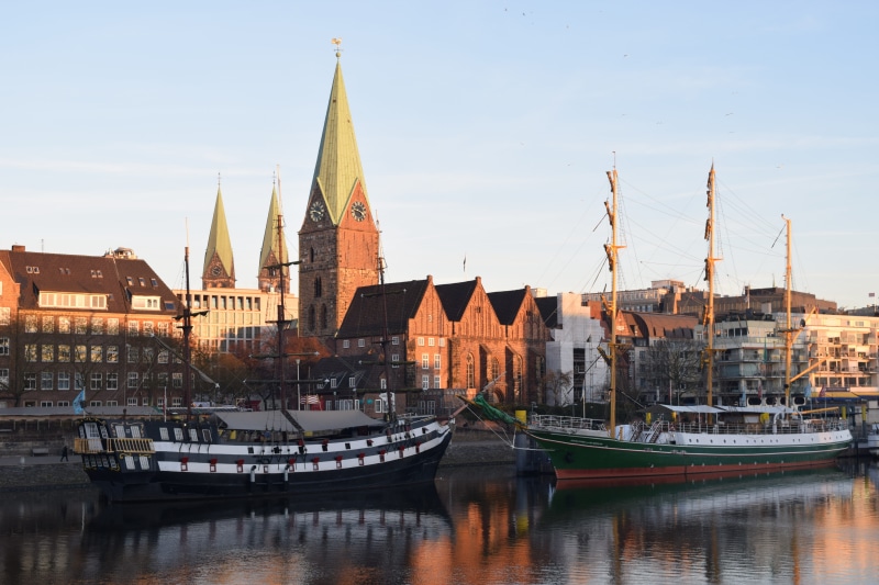 transportation, cityscape, no people, outdoors, day, place of worship, nautical Vessel, built Structure, tourism, pannekoekship, reflection, moored, Sunset