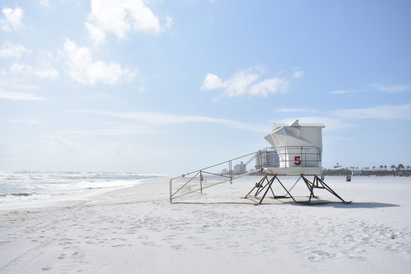 scenics - nature, copy Space, beauty in nature, color Image, outdoors, lifeguard, built structure, beach, sky, man made structure, rescue station, shed