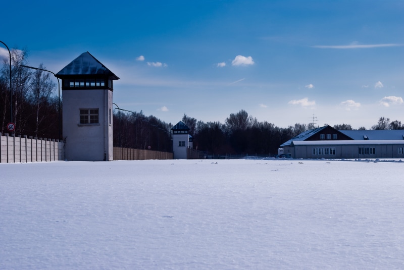 cloud - sky, substantiate, cottage, dachau, penal camps, cabin, mass murders, Dachau, building, germany, memory, building Exterior, watchtower, 1939, crime