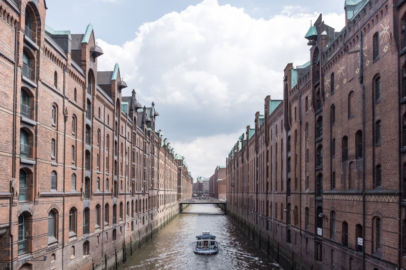 storage, downtown, europe, port, the past, built structure, day, bridge, ship, building exterior, architecture, town, 4K, brick, germany, wall, landmark