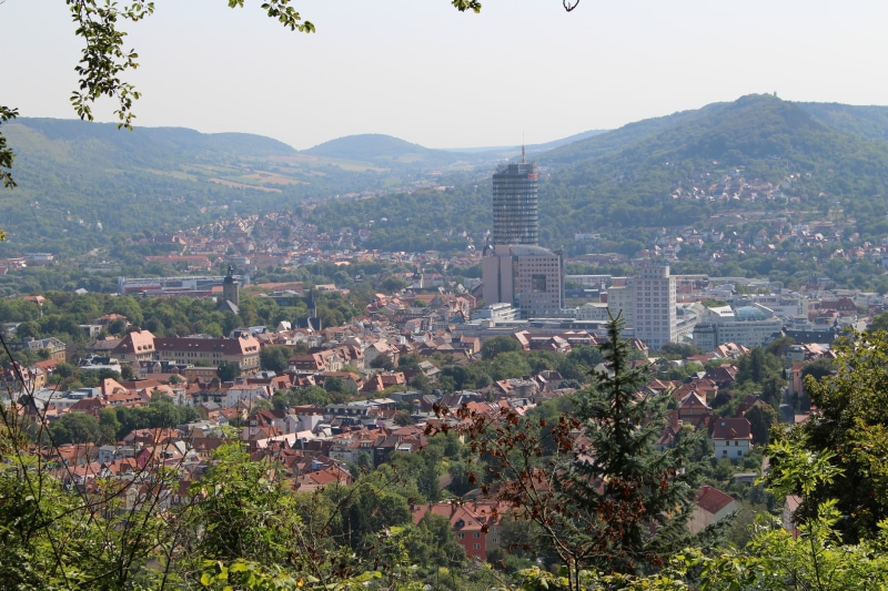 cityscape, architecture, travel, religion, travel destinations, city, history, land, thuringia germany, plant, 5K, the past, nature, jena, building exterior