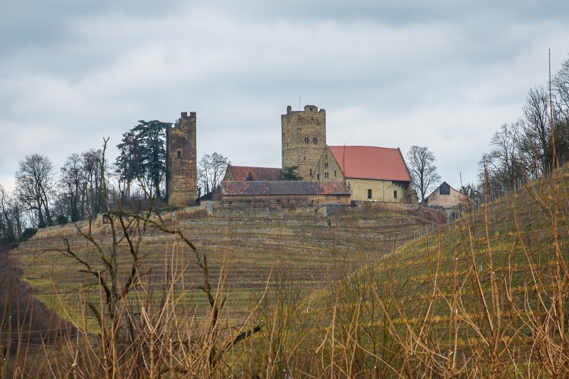 field, sky, architecture, tree, Fortress, architecture And Buildings, outdoors, uK, ruin, cloud - sky, bare tree, watchtower, day, 2K, building, land