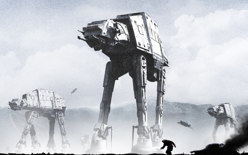 star wars, 1080P, robot, Star Wars: Episode V - The Empire Strikes Back, walker, The Empire Strikes Back, Star wars. Episode V: the Empire strikes back