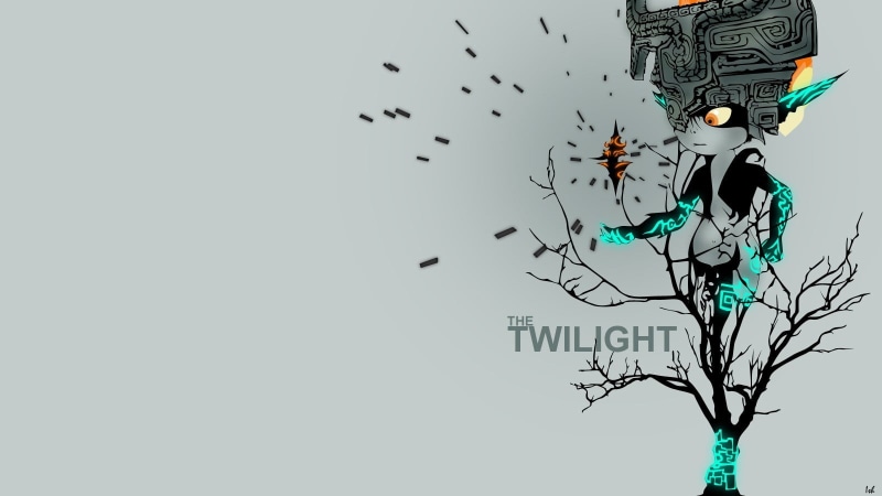 The Legend of Zelda: Twilight Princess, vertebrate, Midna, The Legend of Zelda, digital, tree, large group of animals, flock of birds, bare tree
