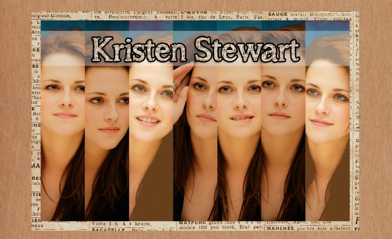 text, multiple image, kristen, front view, making a face, stewart, human body part, Kristen Stewart, human face, beautiful woman, young women, adult, looking at camera