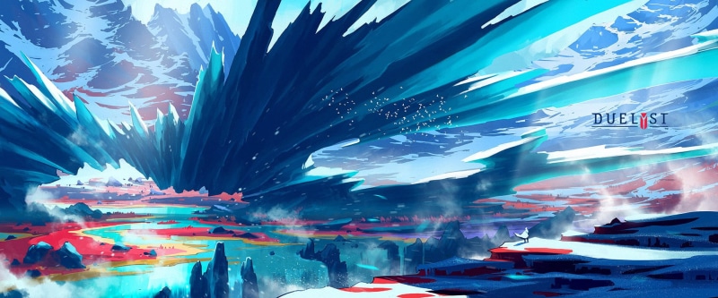 motion, red, vertebrate, blue, underwater, Duelyst, animals in the wild, poster, water, multi colored, duelist, sea life, 1080P, animal, concept art, no people
