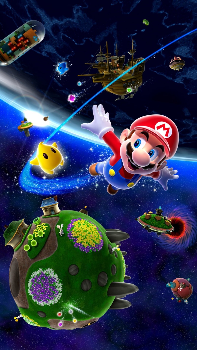 swimming, 1080P, representation, mario, sea, game, vertebrate, galaxy, Games, animals in the wild, human representation, digital composite, toy, nature