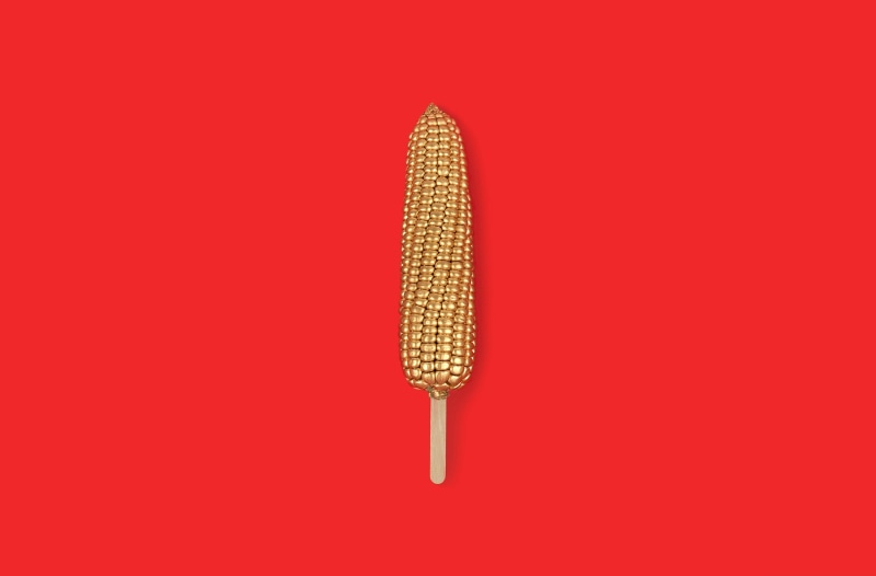 Creative, graphicdesign, Golden, 2K, Minimalism, redbackground, Minimalist, maize, Food and Drink, stick, Design, Background, Gold, Corn