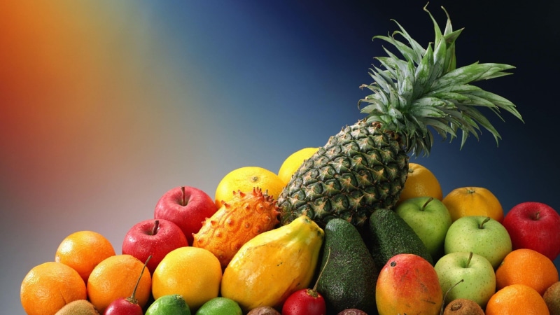 pineapple, apples, 1080P, oranges, fruit, pear