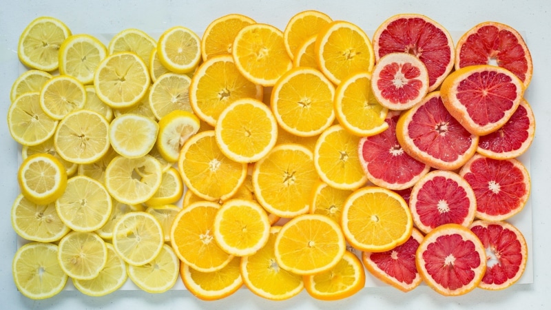 food, yellow, orange (fruit), lemons, grapefruits, 1080P, fruit