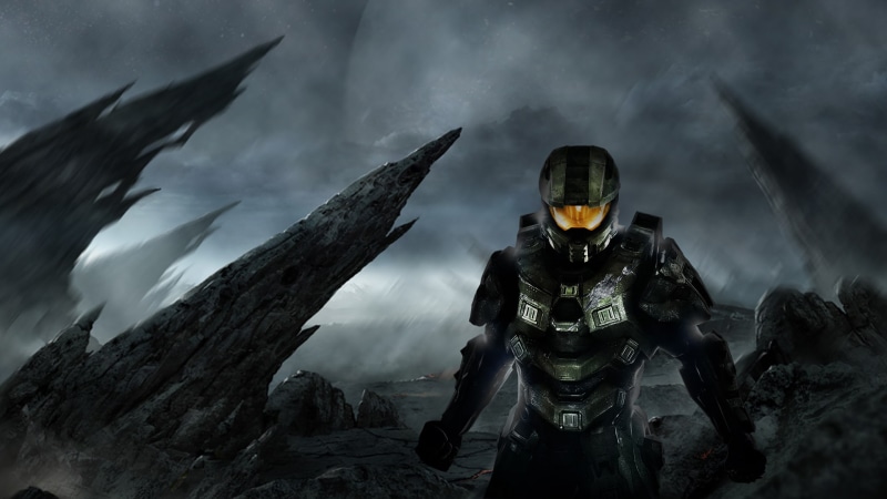 halo, armor, games, helmet, 1080P, video games, warrior, battlefield, video
