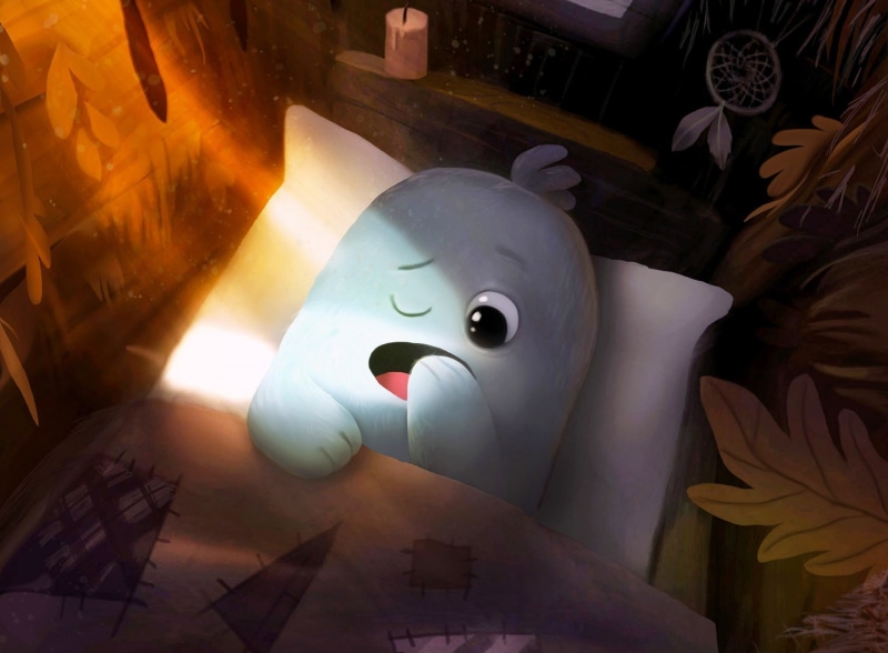 Fantasy, Adventure, toothless, ForKids, Cute, friendly, Monte, inbed, Story, Illustration, Drawing, Monster, 1080P, sleep, digitalart, CharacterDesign