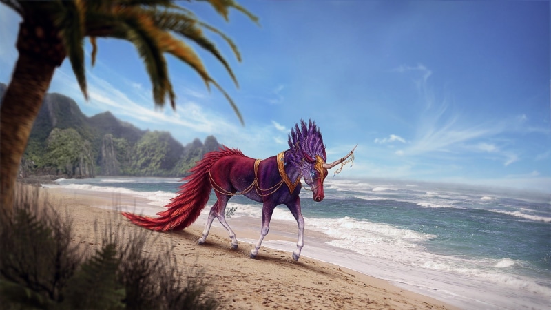 1080P, creature, fantasy art, unicorn, artwork