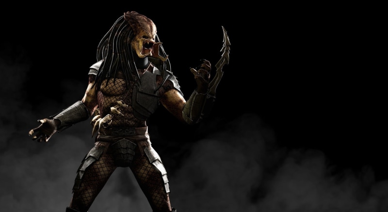 Mortal Kombat, x, night, Predator, weapon, people, warrior - person, Game, indoors, halloween, Characters, hairstyle, front view, fantasy, costume, digital