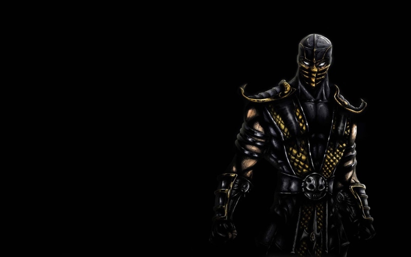 ninja, work Helmet, isolated, history, the dark background, copy space, sword, statue, studio Shot, mortal kombat, isolated On Black, warrior, still life