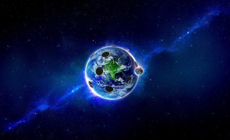 cloud - sky, night, epic, 1080P, florbal, astronomy, florball, space, Creative, digital composite, earth, glowing, globe - man made object, no people