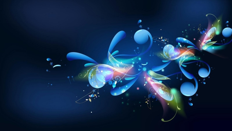 design, d, 1080P, blue, 3d, 3d and abstract