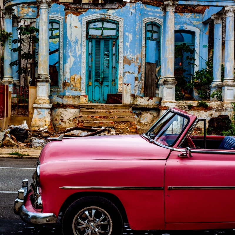 design, road, abandoned, color, vintage, parked, architecture, decaying, land vehicle, ruined, obsolete, street, city, havana, style, exterior, traffic