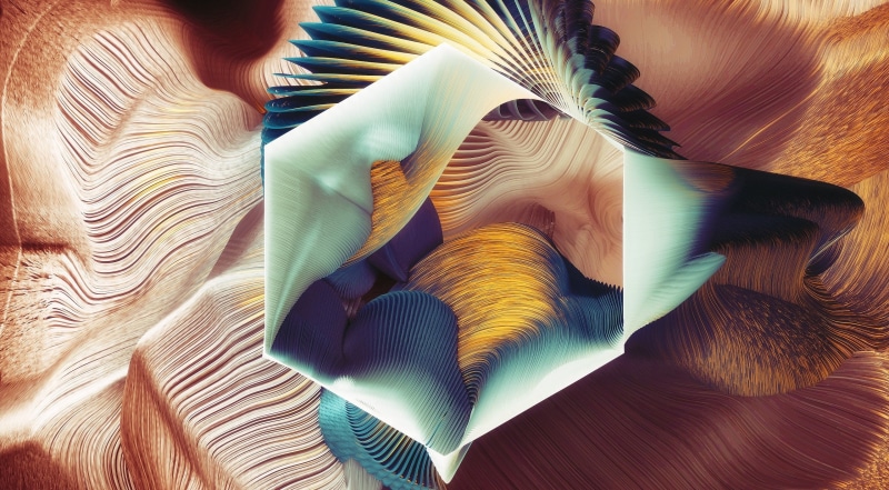 still life, high angle view, close-up, Abstract, directly above, 2K, geometric, decoration, Artistic, striations, art, pattern, paper, softness, table