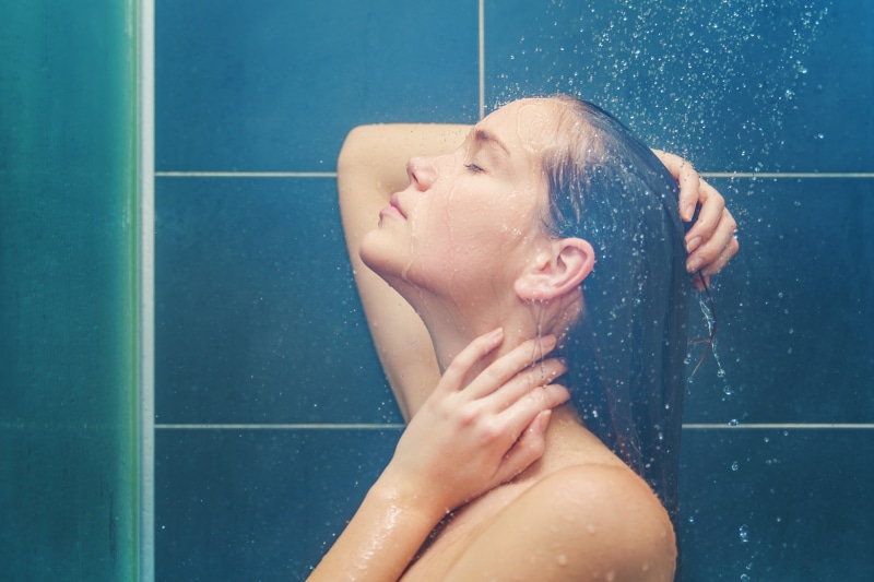bath, model, 1080P, shower, women