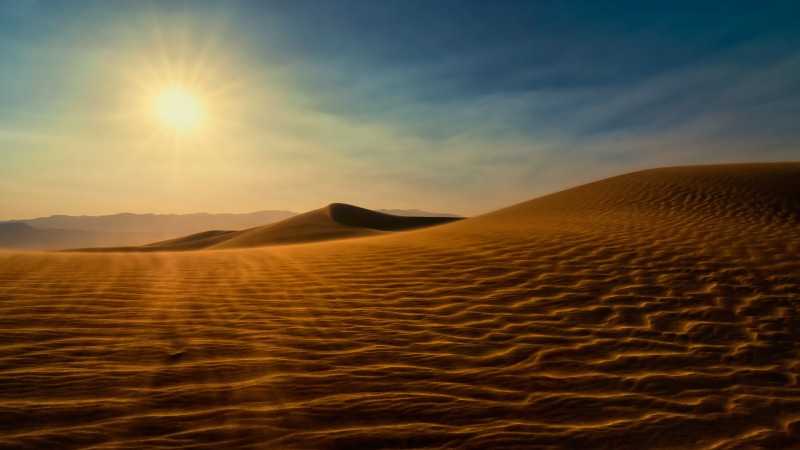 nature, wind, sand, hd, dune, sun, light, desert, 1080P