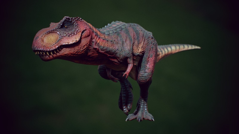 Henrique Naspolini, T-REX, 1080P, dinosaur, art