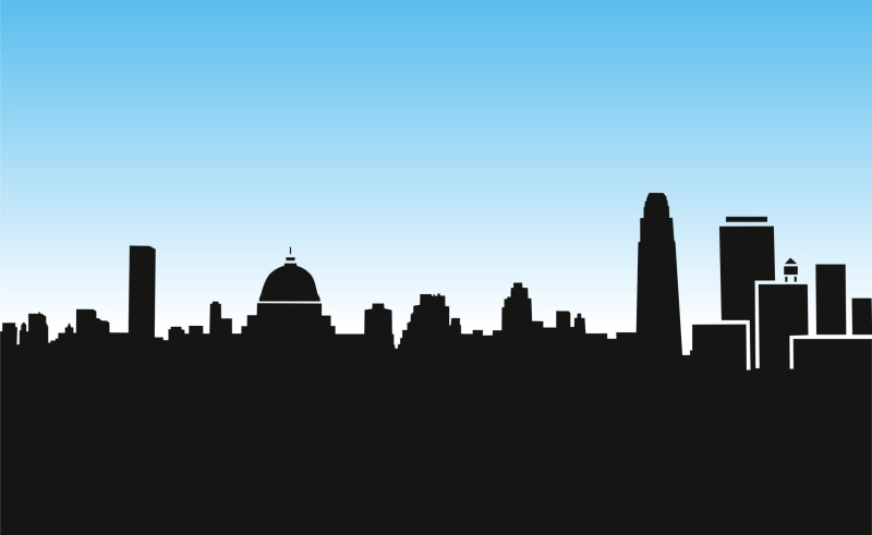 cityscape, built structure, no people, cartoon, outdoors, copy space, 2K, art, vector, travel, Vector Art, dome, City, office building exterior, nature
