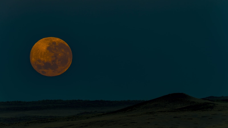 full moon, water, shoreline, namibia, universe, scenics - nature, outdoors, circle, moon, outer space, no people, nature, mountain, tranquil scene, geometric shape
