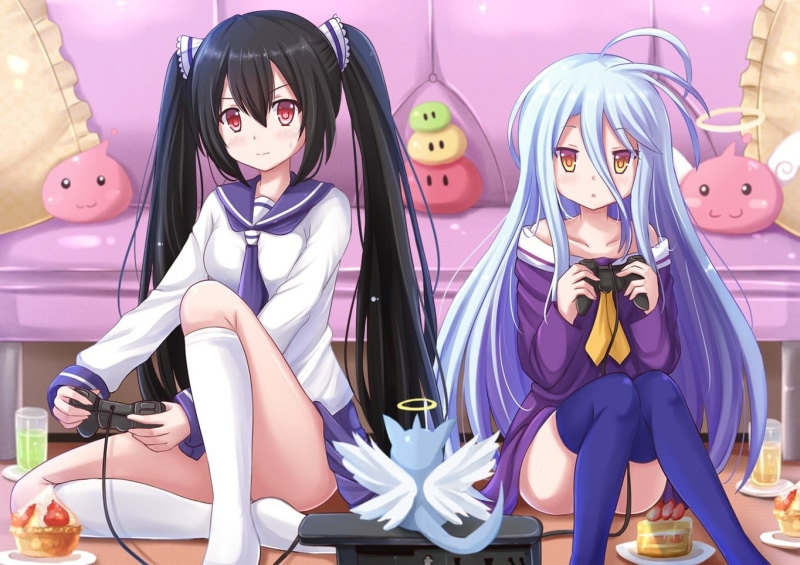 No Game No Life, hairstyle, females, retail, human representation, beautiful woman, retail display, toy, anime, people, female likeness, Shiro (No Game No Life)