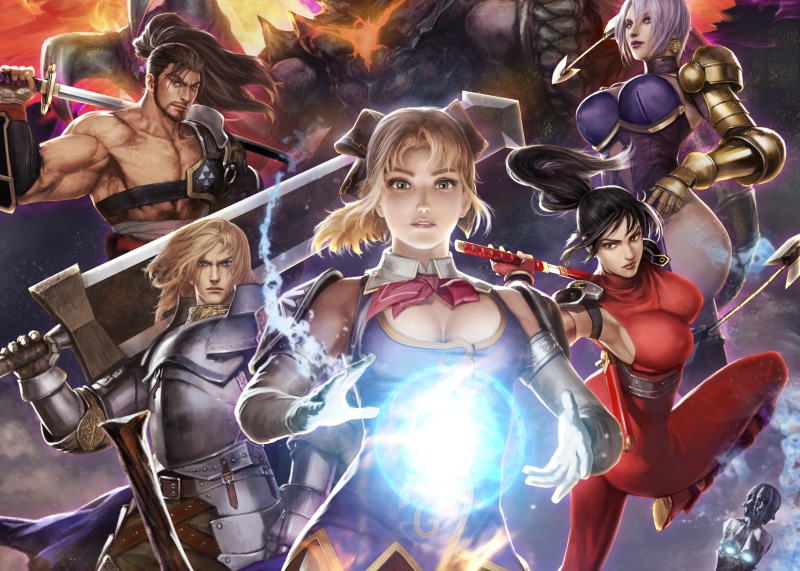 group of people, lifestyles, Siegfried, 4K, women, ivy valentine, technology, Heishiro Mitsurugi (Soul Calibur), illuminated, high angle view, music, Cassandra Alexandra
