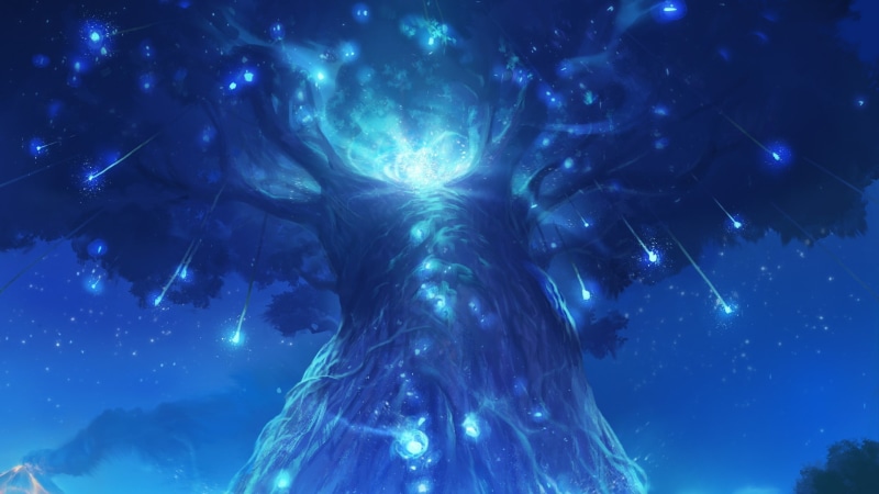spirits, nature, Ori and the Blind Forest, landscape, trees, forest, 1080P, lights