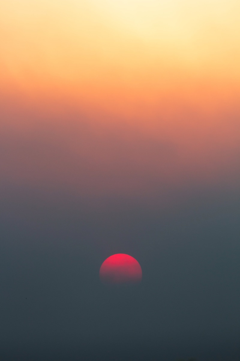 backgrounds, nature, day, cloud, beauty In Nature, blue, sundown, yellow, smoke, pastel, scenics, red, abstract, sun, landscape, multi Colored