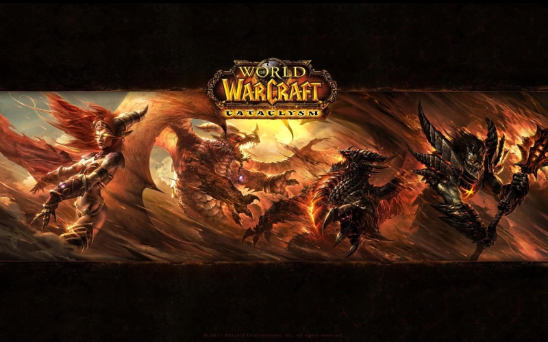 world, fire, wildfire, warcraft, 1080P, cataclysm, world of warcraft, monsters