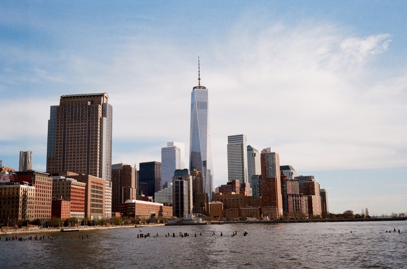 sky, water, financial district, urban skyline, modern, cityscape, body, city life, don tower, architecture, cloud - sky, skyline, near, no people, white