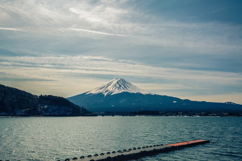 lake, beauty in nature, mt Fuji, no people, yamanashi Prefecture, mountan, tranquility, nature, mountain, japan, cloud - sky, snow, mountain range, sky