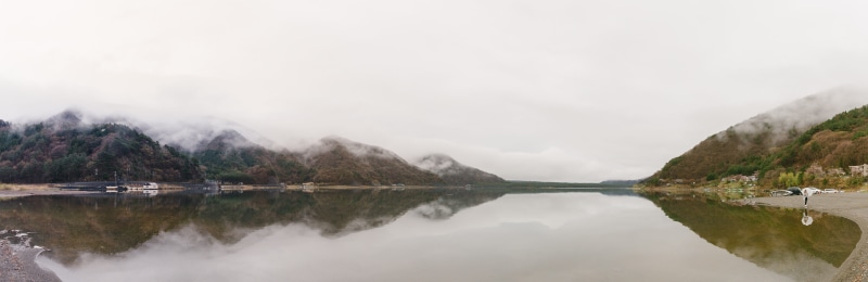 lagoon, day, lake, nature, river, sky, calm, smooth, eerie, cloudy, silky, landscape, water, 8K, no people, travel destinations, yamanashi prefecture