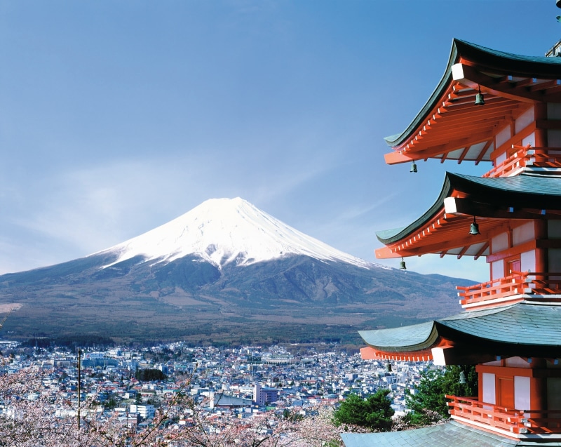 landscape, 1080P, blue, mt Fuji, shrine, kyoto Prefecture, white, outdoors, shinto, cityscape, travel Destinations, japanese Fall Foliage, mountain Peak
