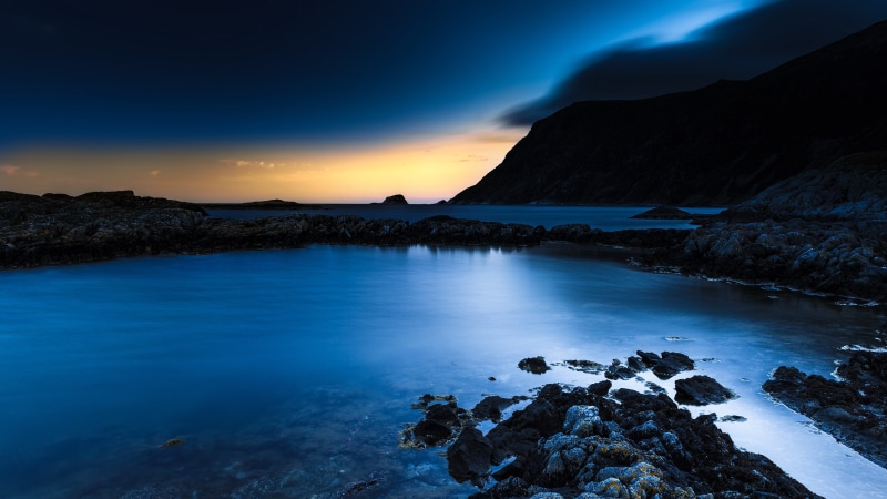 icy mountain lake, astronomy, mountain peak, land, beauty in nature, non-urban scene, water, nature, rock - object, rock, landscape, tranquility, scenics - nature