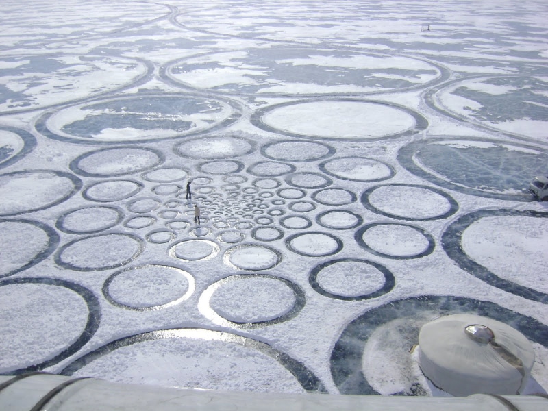 no people, shape, person, high angle view, Russia, nature, environment, tops, men, winter, close-up, 720P, water, gray, lake, outdoors, Lake Baikal, artwork