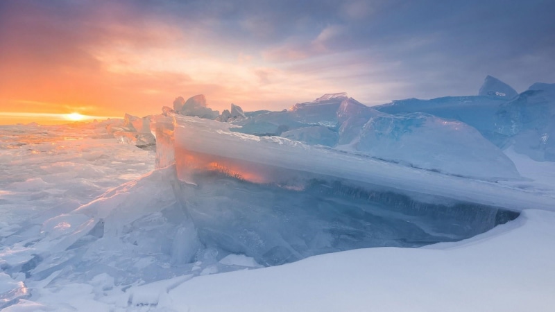snowcapped mountain, beauty in nature, arctic, tranquil scene, morning, sun, nature, freezing, 1080P, mountain, sunset, landscape, scenics - nature, environment