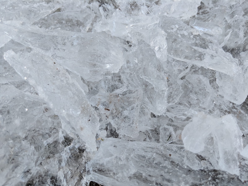 full frame, close-up, backgrounds, beauty in nature, water, ice, 4K, nature, no people, crystal, cold temperature, solid, frozen, white color, outdoors