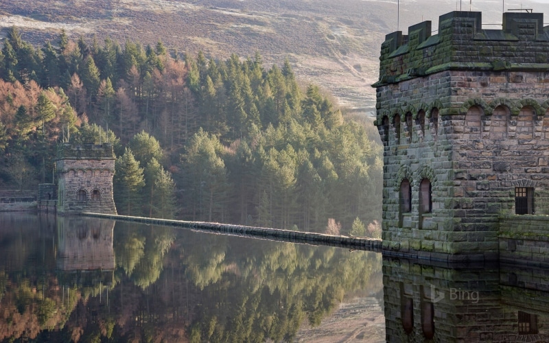 bing, the past, no people, scenics - nature, travel destinations, day, wal, derbyshire, growth, tree, building exterior, mountain, architecture, built structure