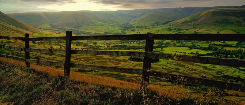 mountain, hills, Derbyshire, valley, landscape, grass, scenics, rural Scene, Edale, meadow, Kinder Scout, 4K, hill, outdoors, green, nature, UK, Peak District